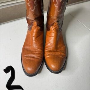 Lucchese 11D Men's Brown Leather Cowboy Boots